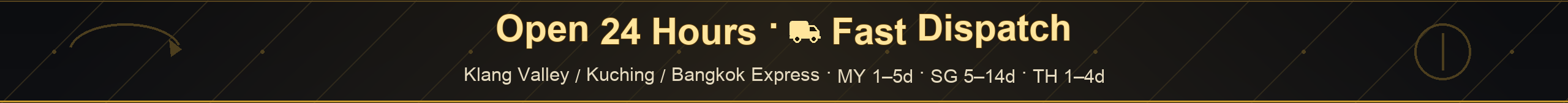 Opening hours and delivery
